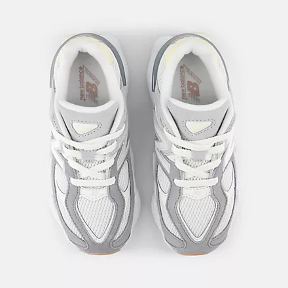 Tênis New Balance 9060 Infantil Cinza Branco Off
