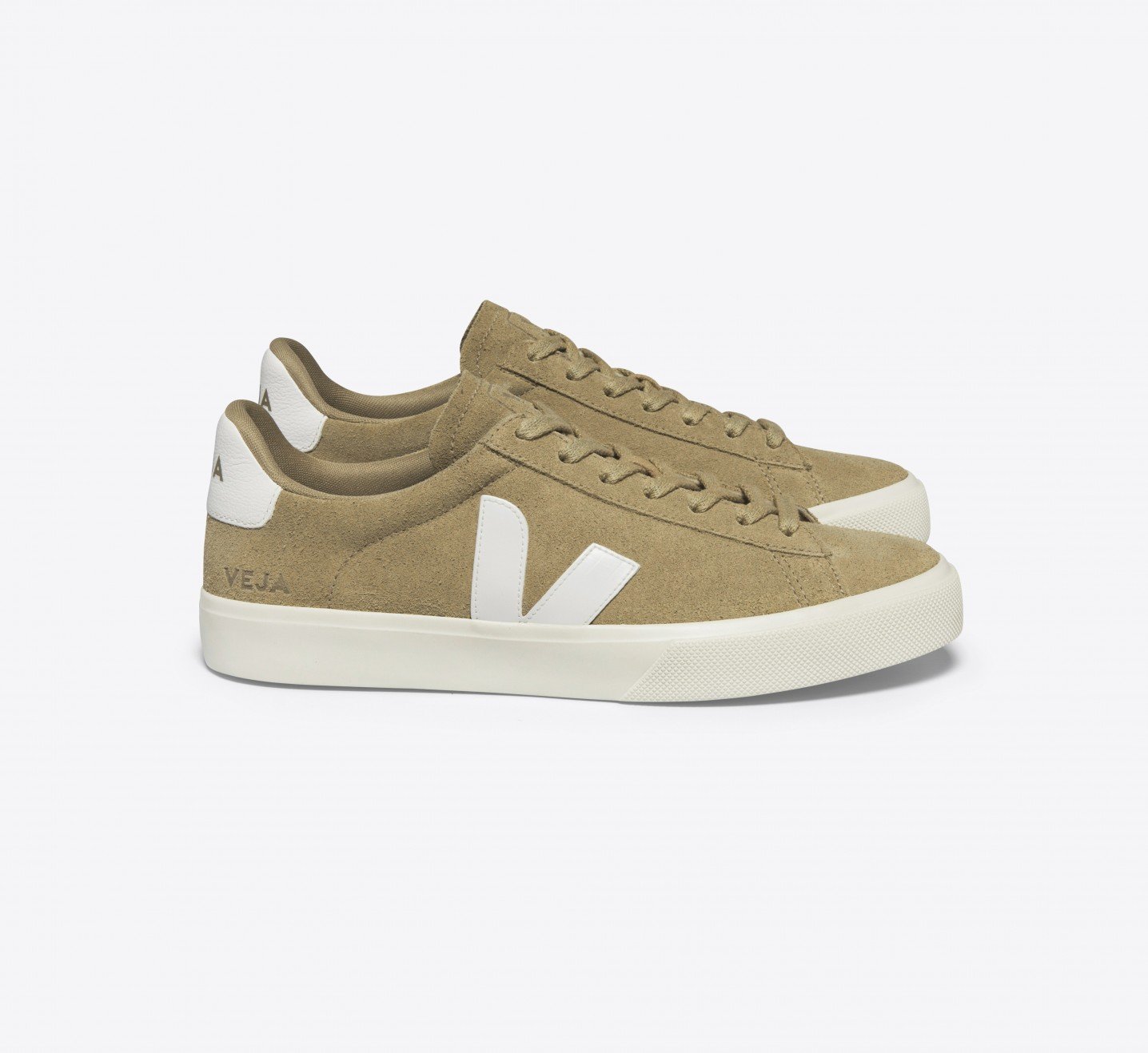 Tênis Veja Campo Suede Dune White