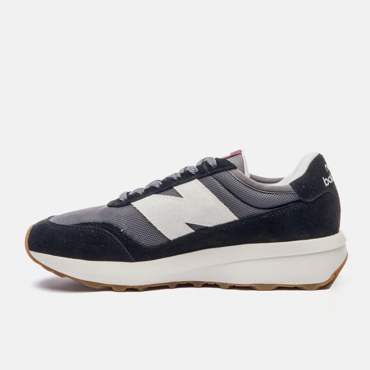 Tênis New Balance 370v1 Unisex Preto Bege