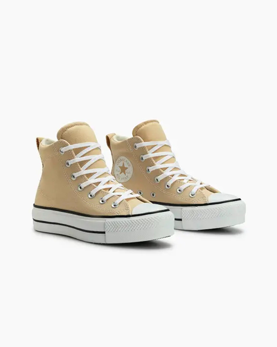 Tênis Converse Chuck Taylor Mid Padded Lift Seasonal Areia