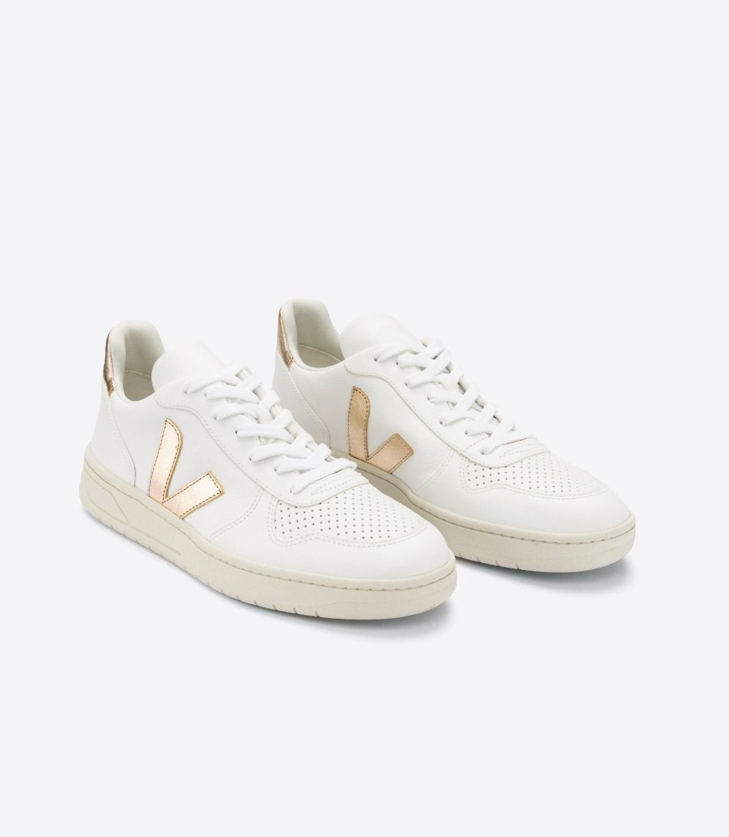 TENIS VEJA V-10 CHFREE EXTRA WHITE PLATINE