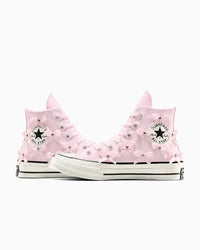 Tênis Converse Chuck 70 Bow Studded Cano Alto Rosa