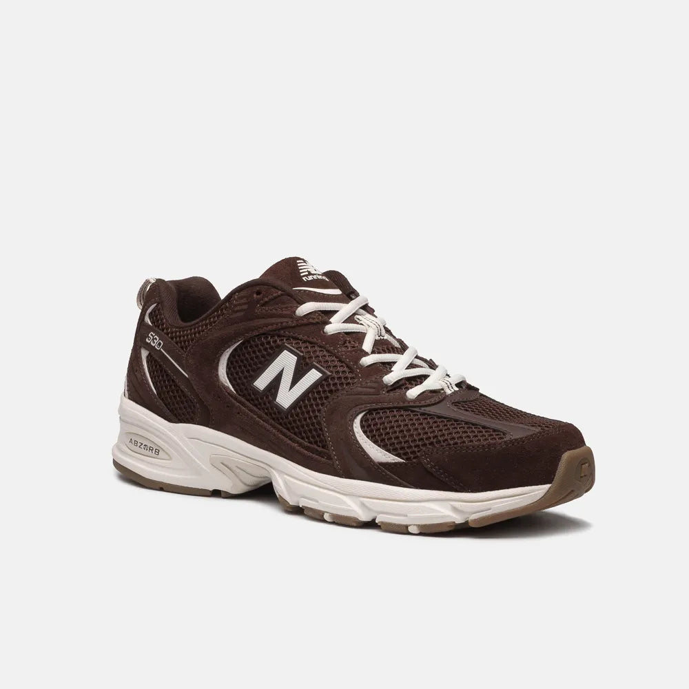 Tenis Nb 530 Unisex Marrom