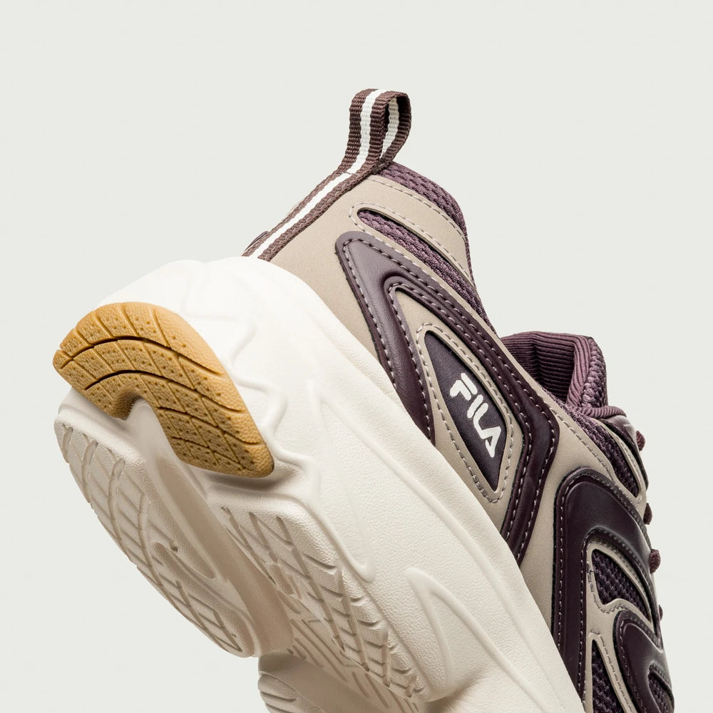 Tenis Fila Buzzard Bold Bordo Bege