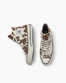 Chuck 70 Cow Print Cano Alto Marrom