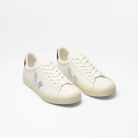 Tênis Veja Campo Leather White Silver Black