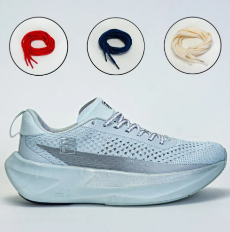 Tenis Fila Speedzone 2 Feminino Azul Gelo Branco