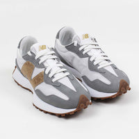 Tênis New Balance 327v1 Cinza Metalic Gold