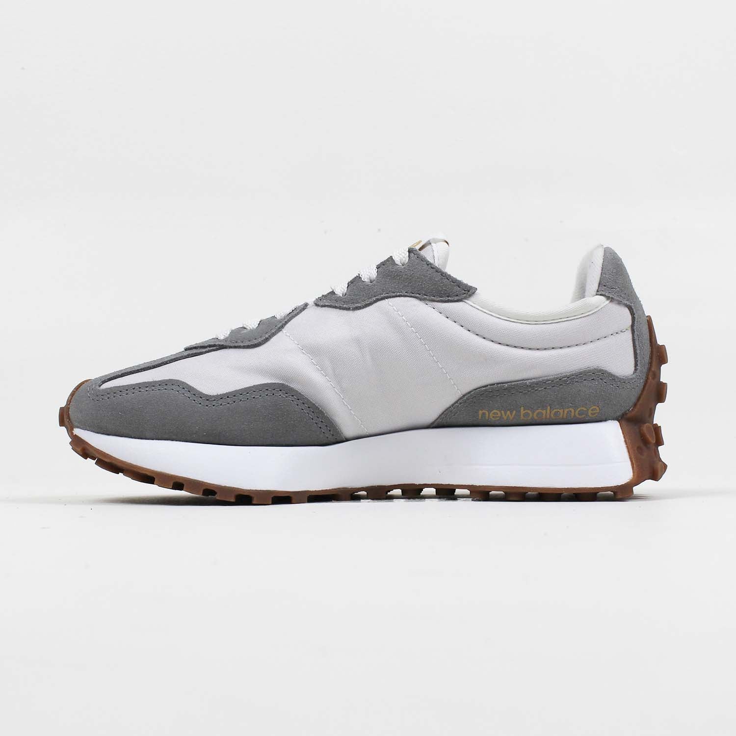Tênis New Balance 327v1 Cinza Metalic Gold