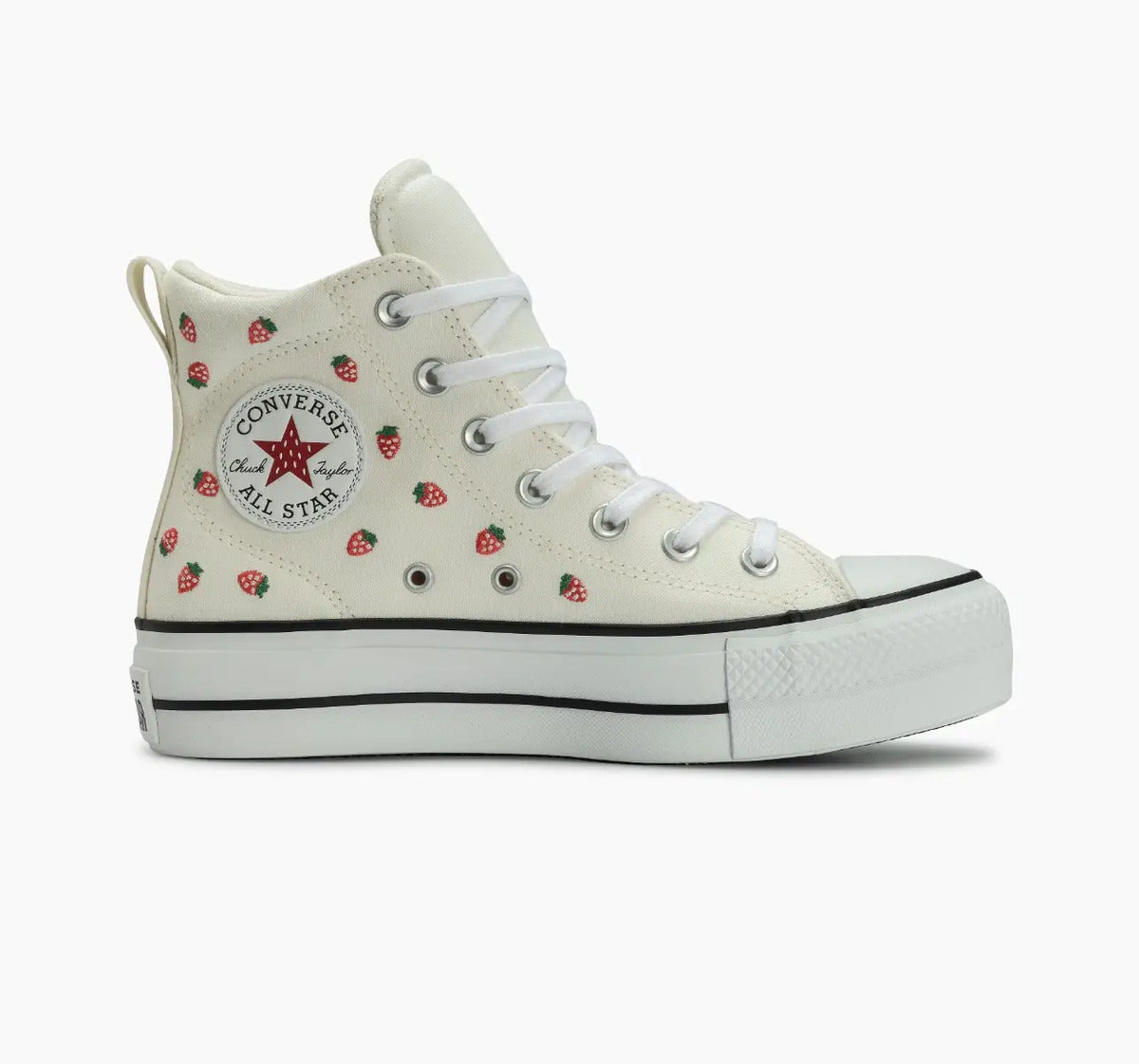 Tênis Converse Chuck Taylor Padded Lift Strawberries Bege