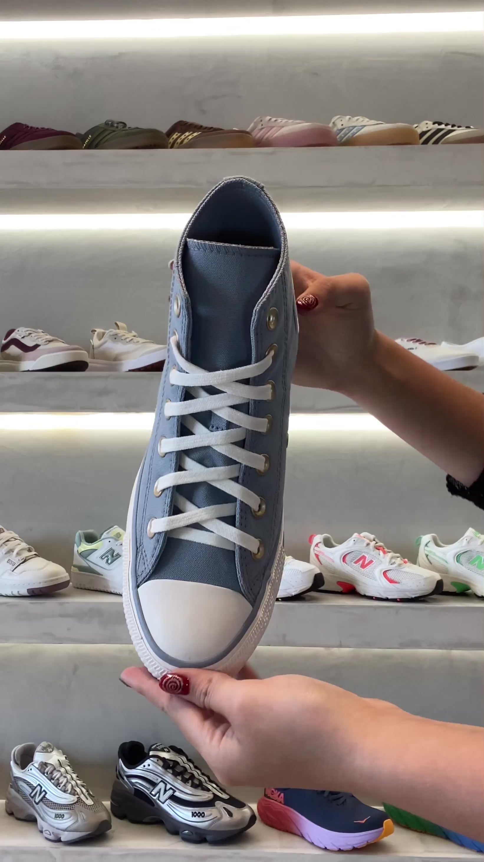 Tênis Converse Chuck Taylor Summer Metals Mid Azul