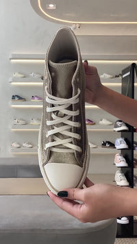 Tênis Converse Chuck Taylor All Star Hi Pretty Patina Ouro Claro