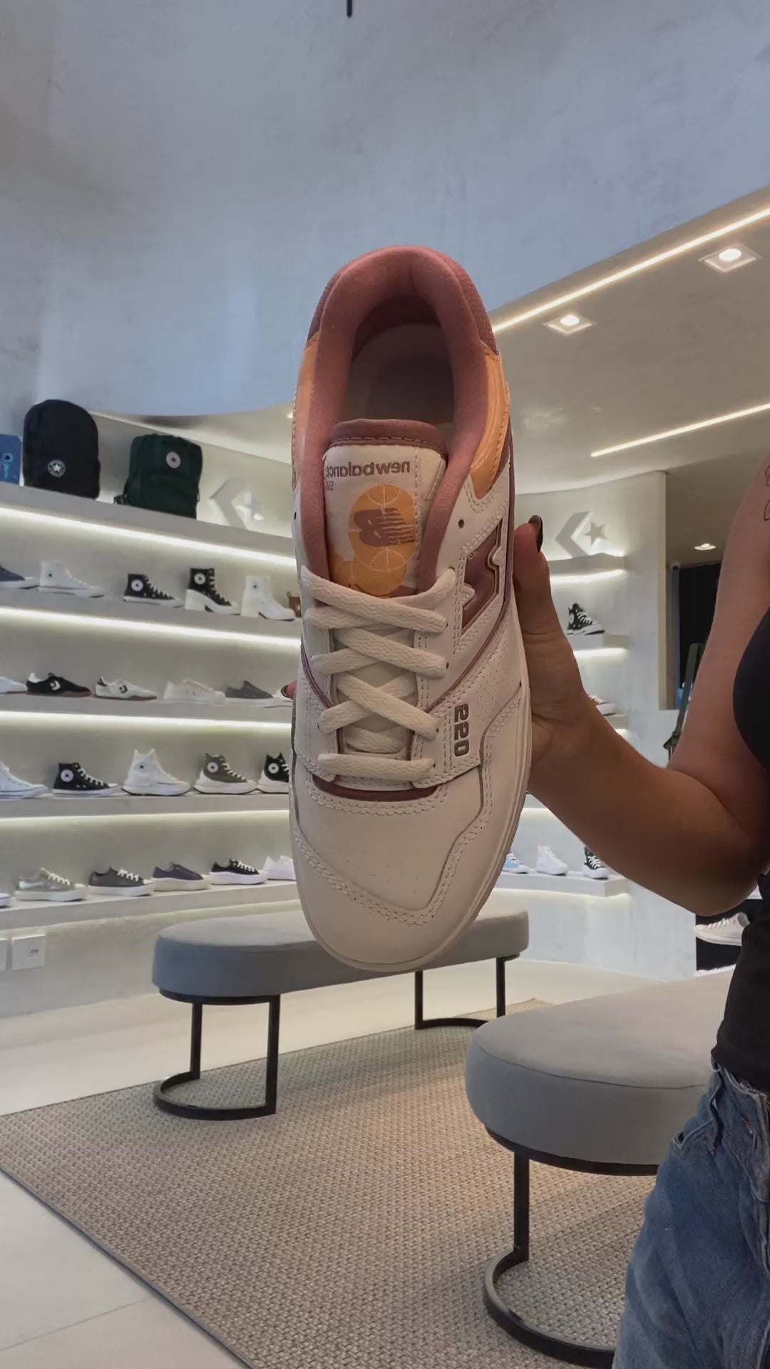 Tênis New Balance 550 White Rosewood