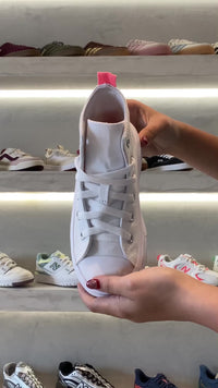 Tênis Converse Chuck Taylor All Star Move Branco Rosa Neon