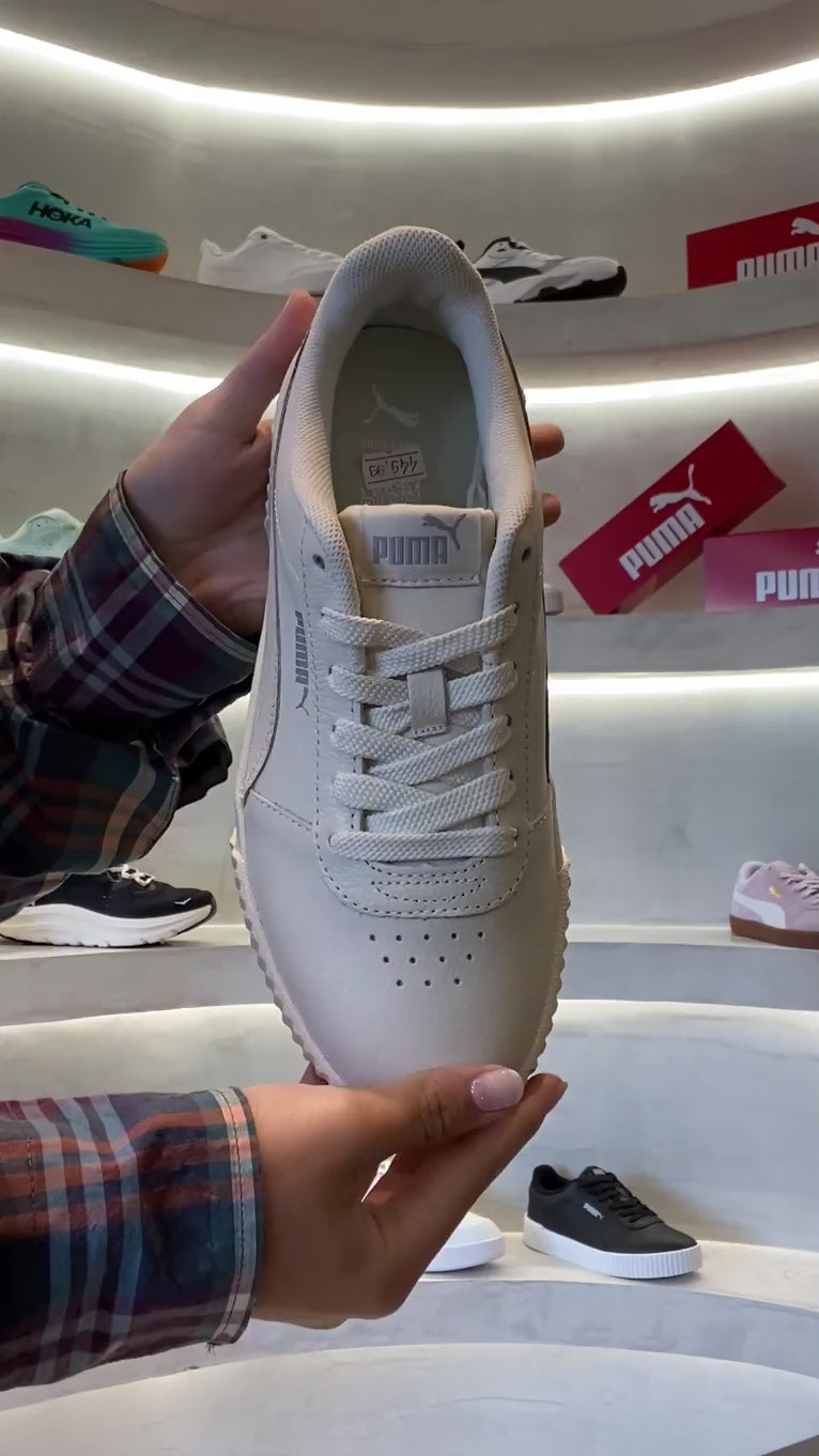 Tênis Puma Carina L Alpine Snow Bege