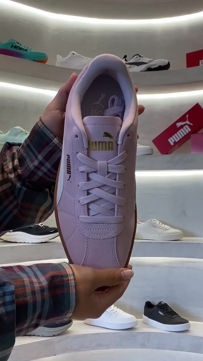 Tênis Puma Club II WNS Lilás White Gum